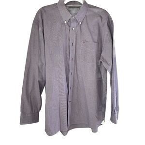 VINTAGE Tommy Hilfiger Shirt Mens Large Button Up Striped Long Sleeve large‎ L